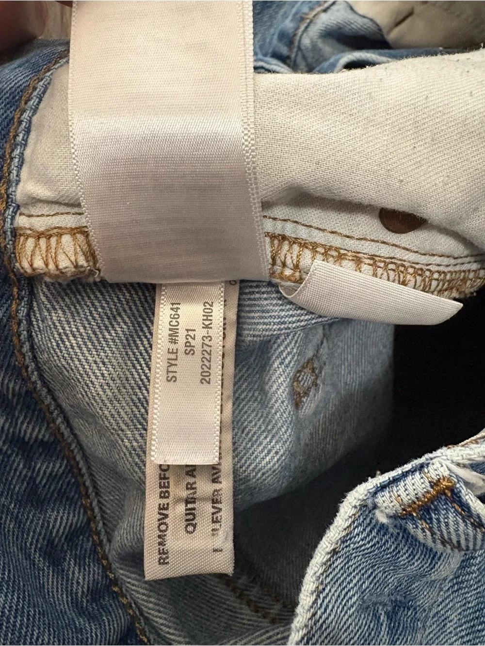 Madewell Relaxed Denim Shorts Homecrest Wash Ripped Size 28